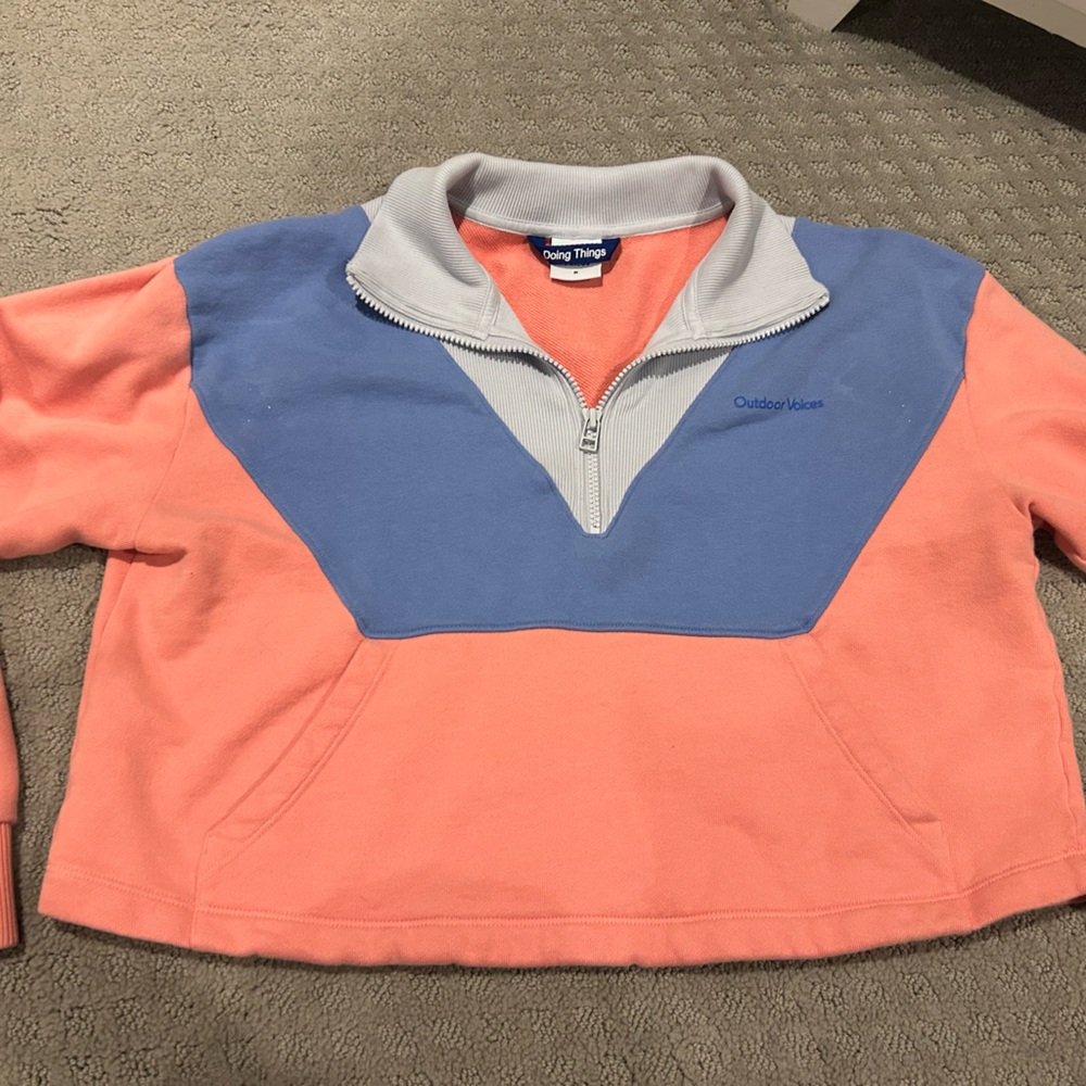 Outdoor Voices Colorblock Pullover